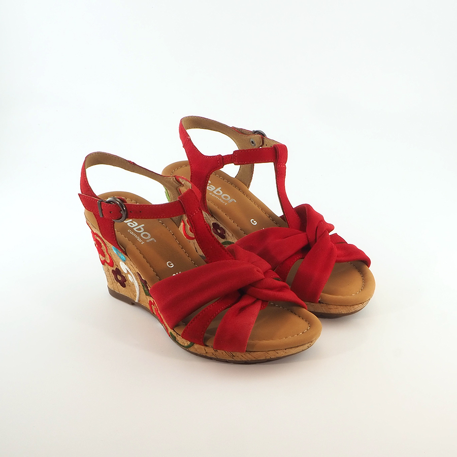 sandales rouges fbg11